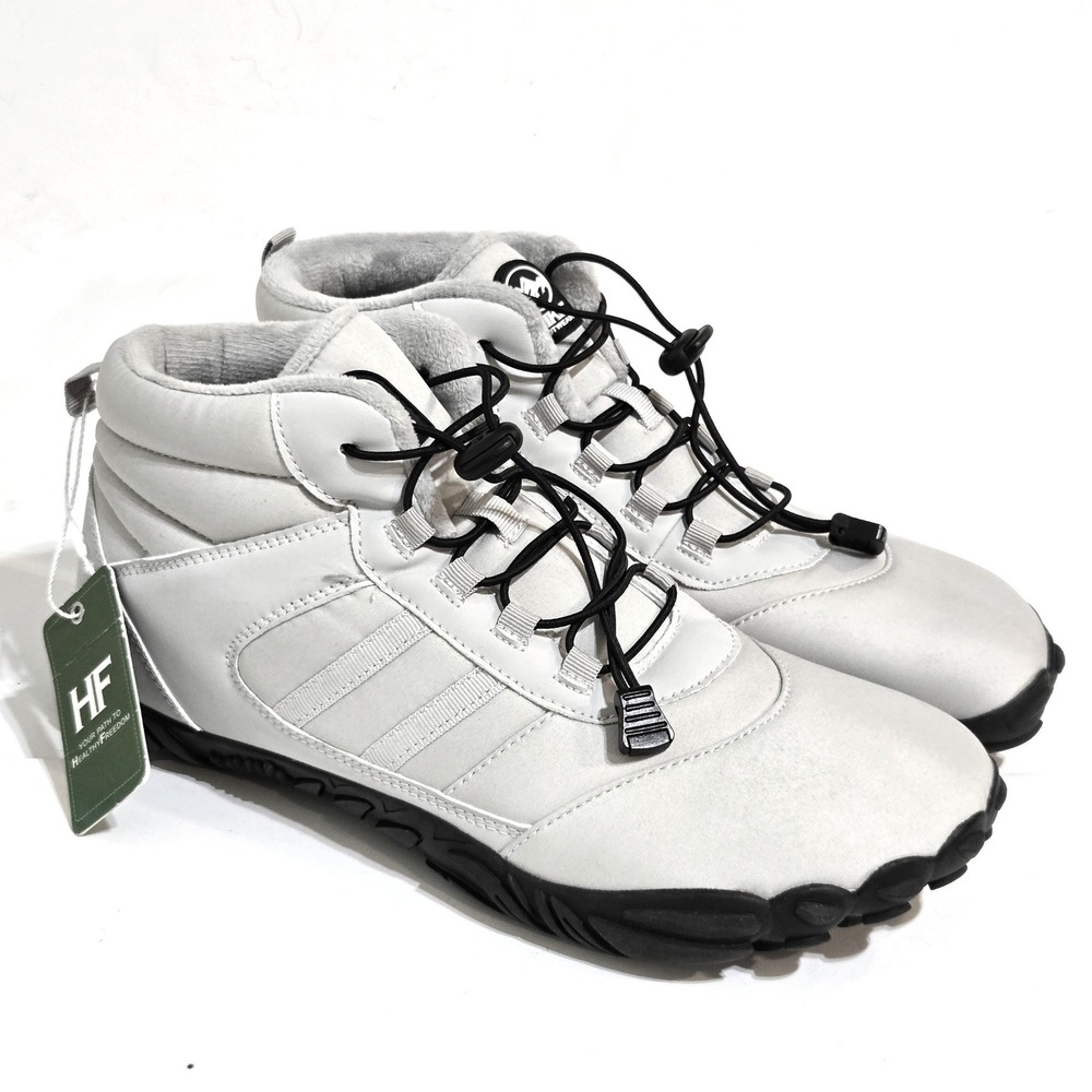 Hike Footwear Kasdava Pro Barefoot Boots Mens 45/12 Gray Lined Minimalist Winter